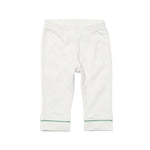 Oso & Me Andy Baby Legging- Seafoam Piping