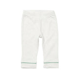 Oso & Me Andy Baby Legging- Seafoam Piping