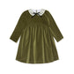 La Coqueta Antonella Velvet Empire Dress