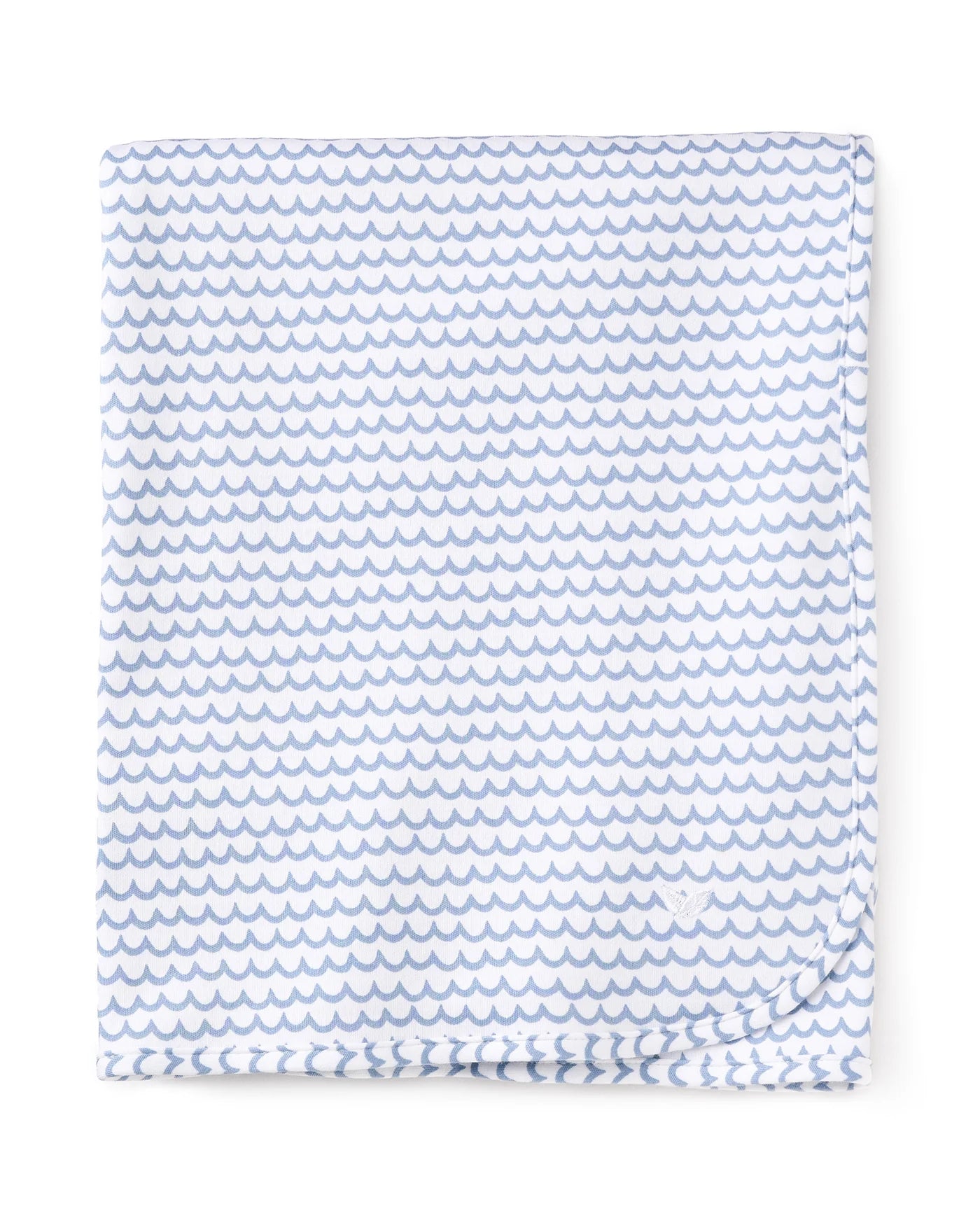 Petite Plume La Mer Pima Blanket