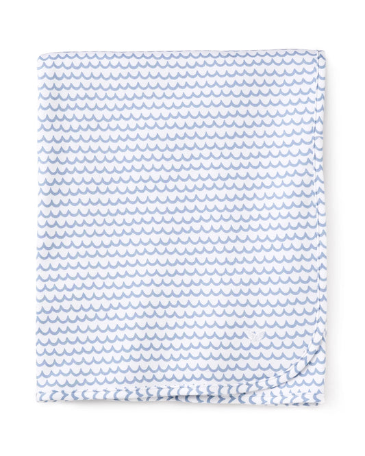 Petite Plume La Mer Pima Blanket