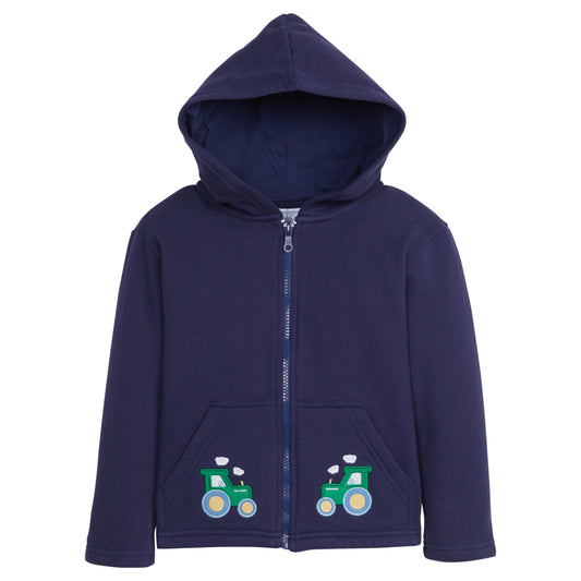 Applique Hoodie - Tractor