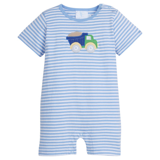 Little English Applique Romper- Loads of Fun