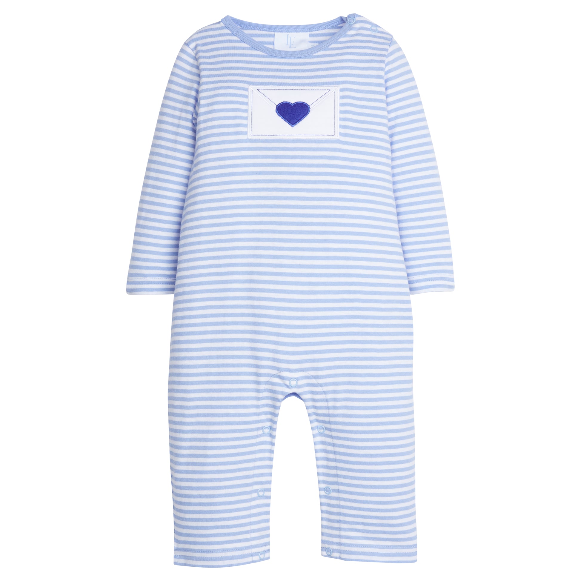 Little English Applique Romper- Love Letter