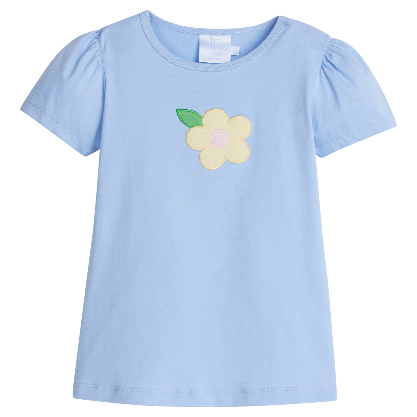 Little English Applique T-Shirt- Daisy