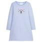 Little English Applique T-Shirt Dress - Castle