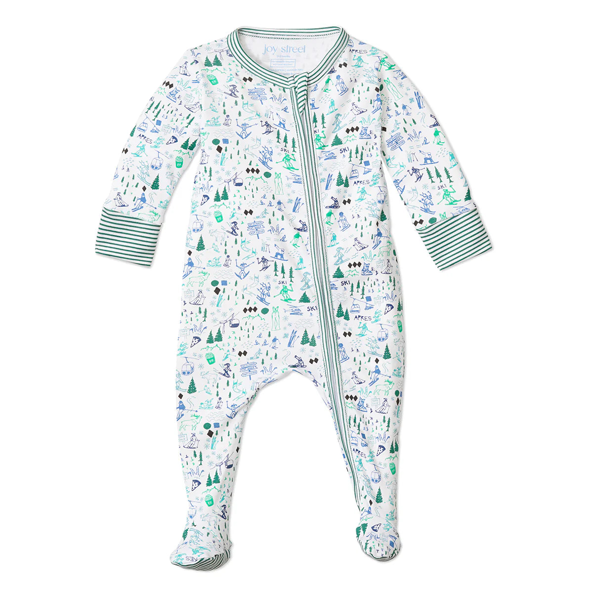 Joy Street Kids Apres Ski Zip Baby Onesie