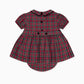 La Coqueta Red Tartan Arcadia Hand-Smocked Set