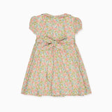 la coqueta Pink Floral Arcadia Girl Made With Liberty Fabric Hand-Smocked Dress