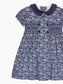 Navy Floral Arcadia Girl Hand Smocked Dress