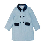 La Coqueta Dusty Blue Arrieta Coat