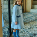 La Coqueta Dusty Blue Arrieta Coat