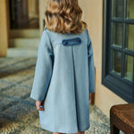 La Coqueta Dusty Blue Arrieta Coat