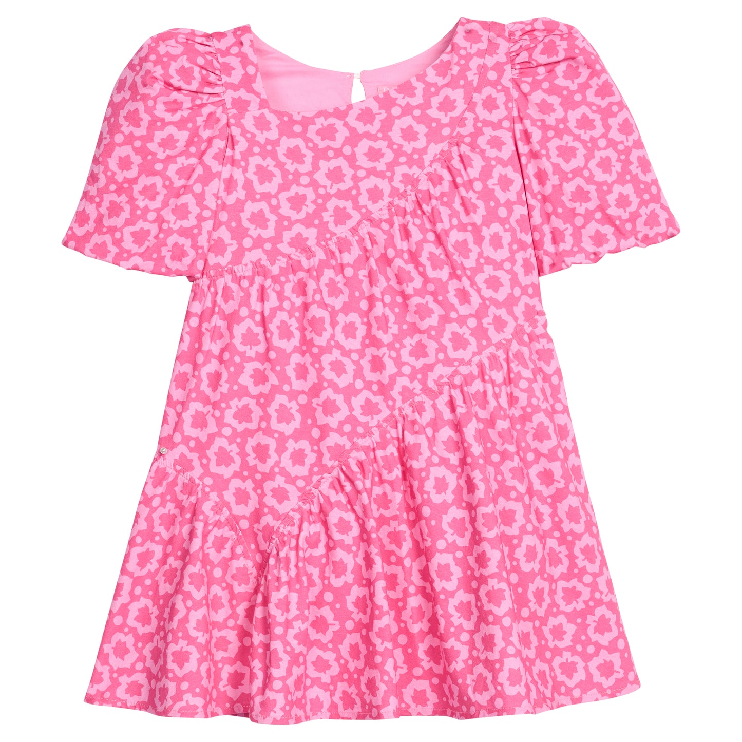 BISBY Asymmetrical Dress- Maple Leaf