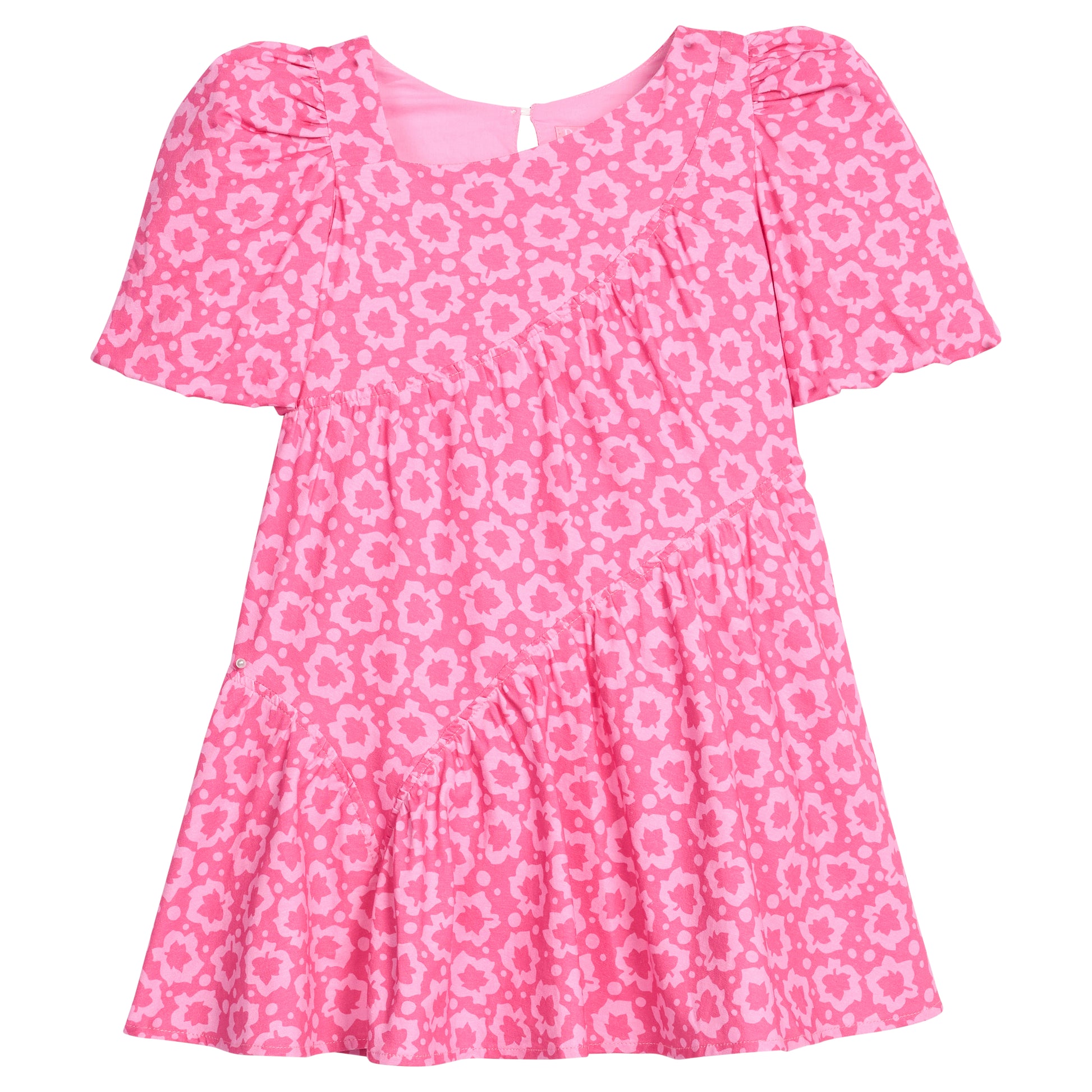 BISBY Asymmetrical Dress- Maple Leaf