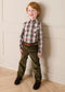 Pepa London Burgundy Olive Green Five Pocket Trousers