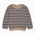 Austen Merino Fair Isle Oatmeal Jumper