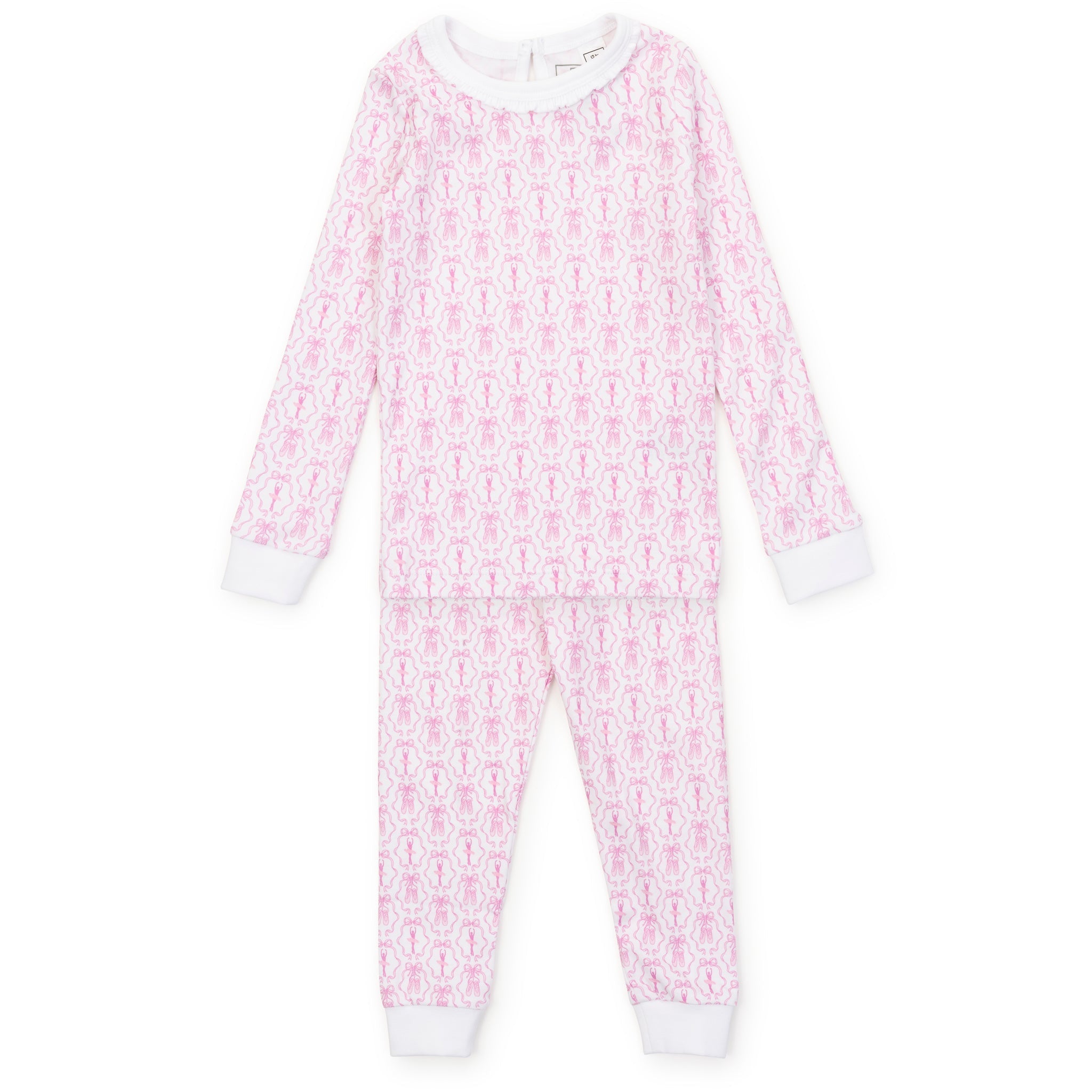 Lila and Hayes Ava Girls' Pajama Pant Set - Ballet and Bows