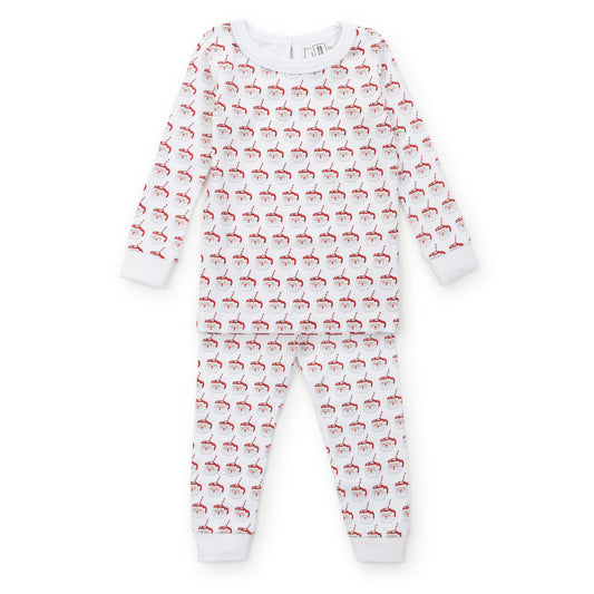 Lila and Hayes Ava Girls' Pajama Pant Set - Hot Cocoa Santa