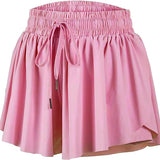Azarhia Pink Flowy Shorts