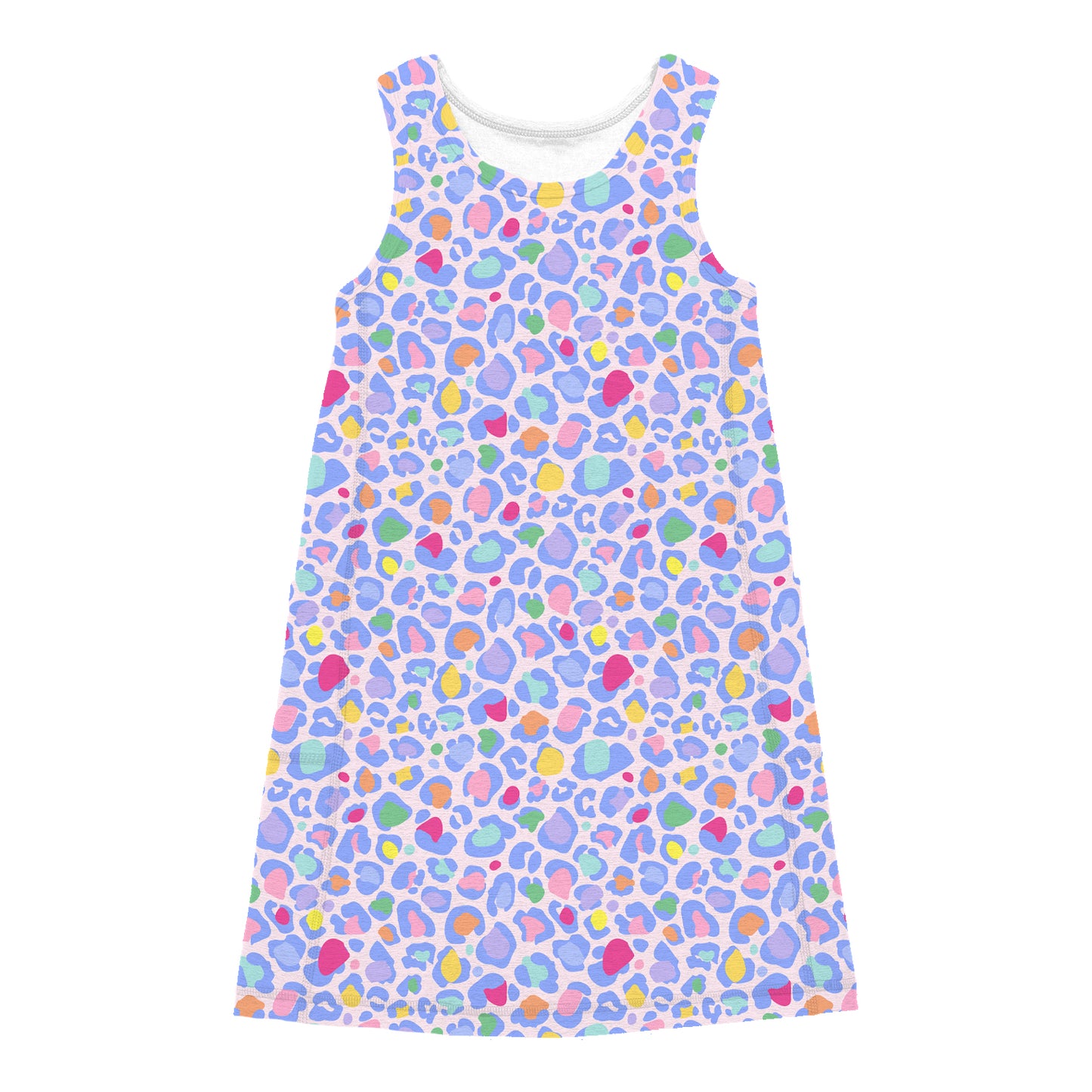 Azarhia Izzy Tennis Dress With Shorts - Lavender Leopard