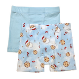Esme Blue Santa Cookies Boxer Pack