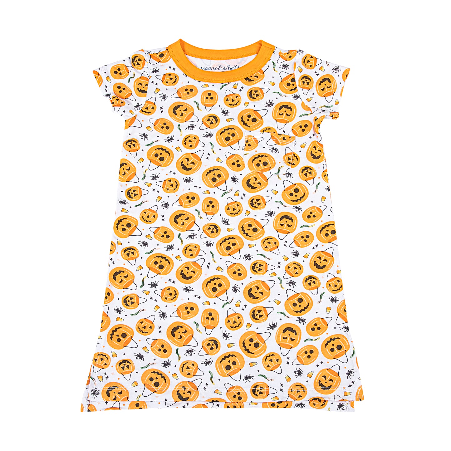 Magnolia Baby Jack O' Lantern Jamboree Short Sleeve Nightdress