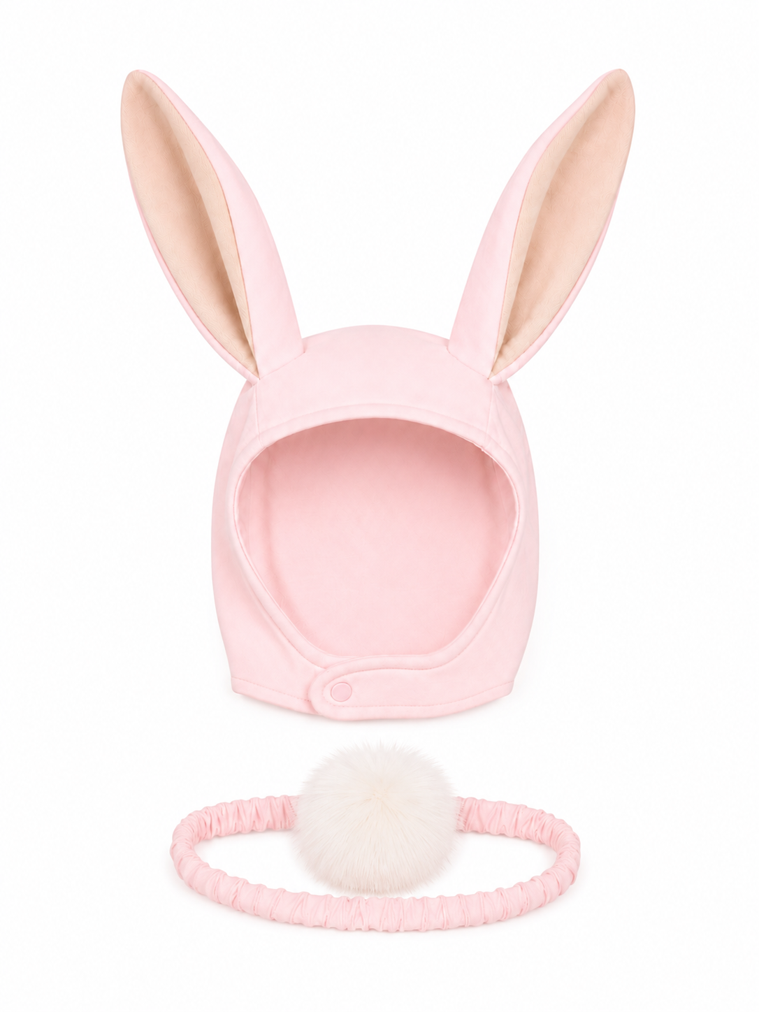Band of the Wild Pink Bunny Bonnet and Bunny Tail Set