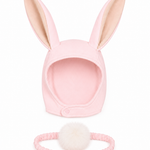 Band of the Wild Pink Bunny Bonnet and Bunny Tail Set