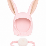 Band of the Wild Pink Bunny Bonnet and Bunny Tail Set