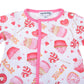 Magnolia Baby XOXO Sweets Printed Zipper Footie