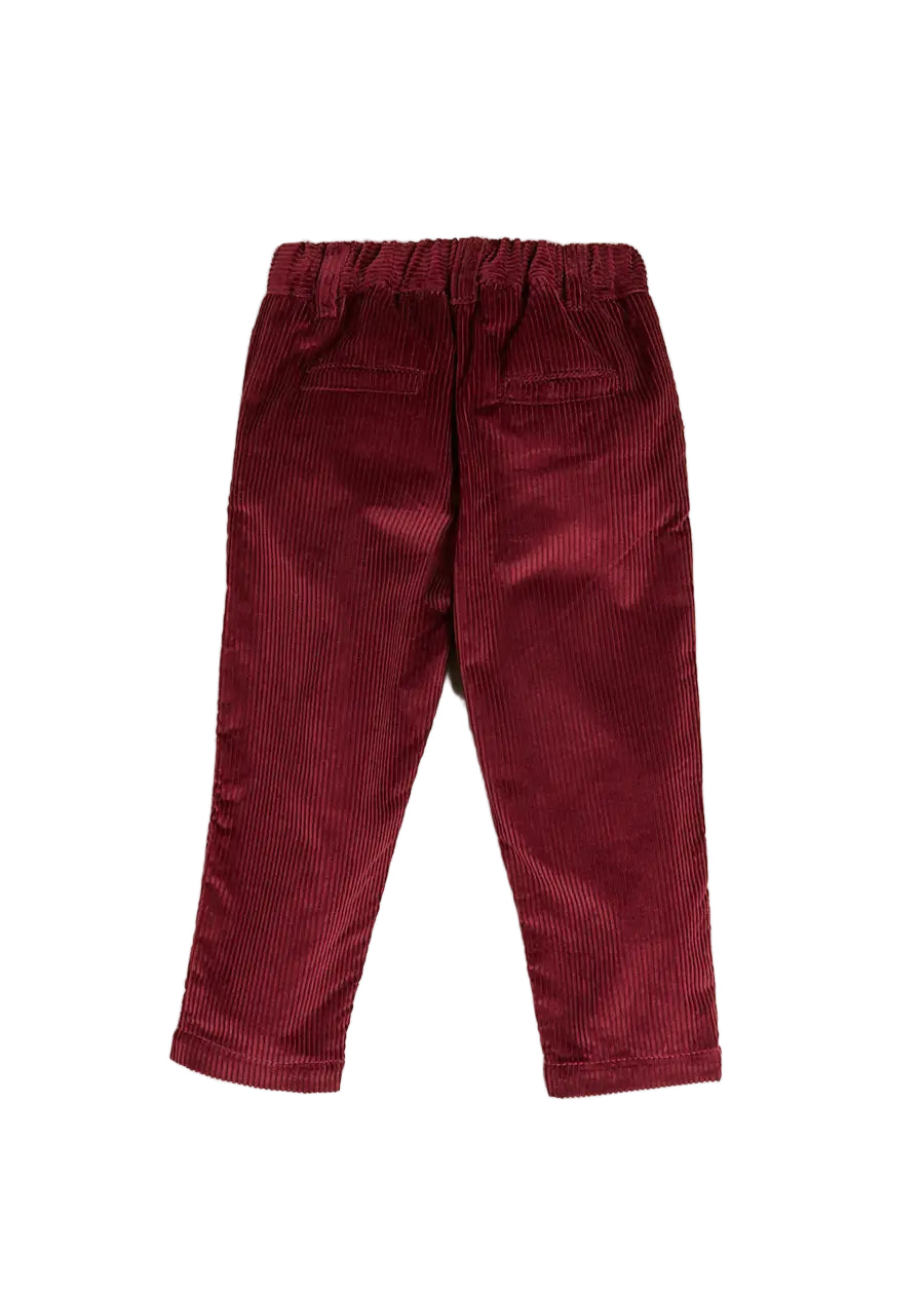 Burgundy Corduroy Trousers