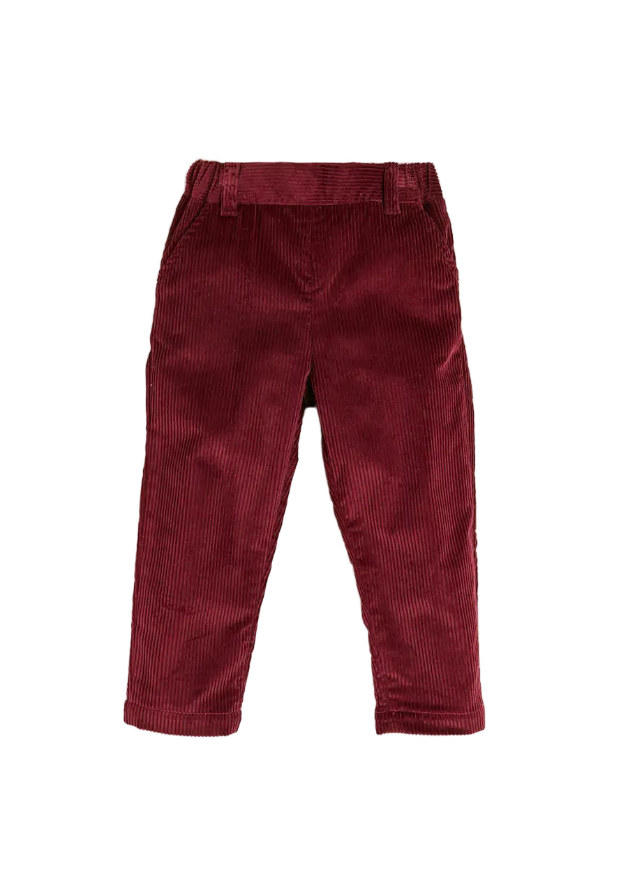 Burgundy Corduroy Trousers