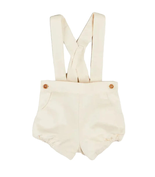 Pepa London Plain Bloomers With Braces in White