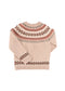 Pepa London Fair Isle Jacquard Jumper in Camel