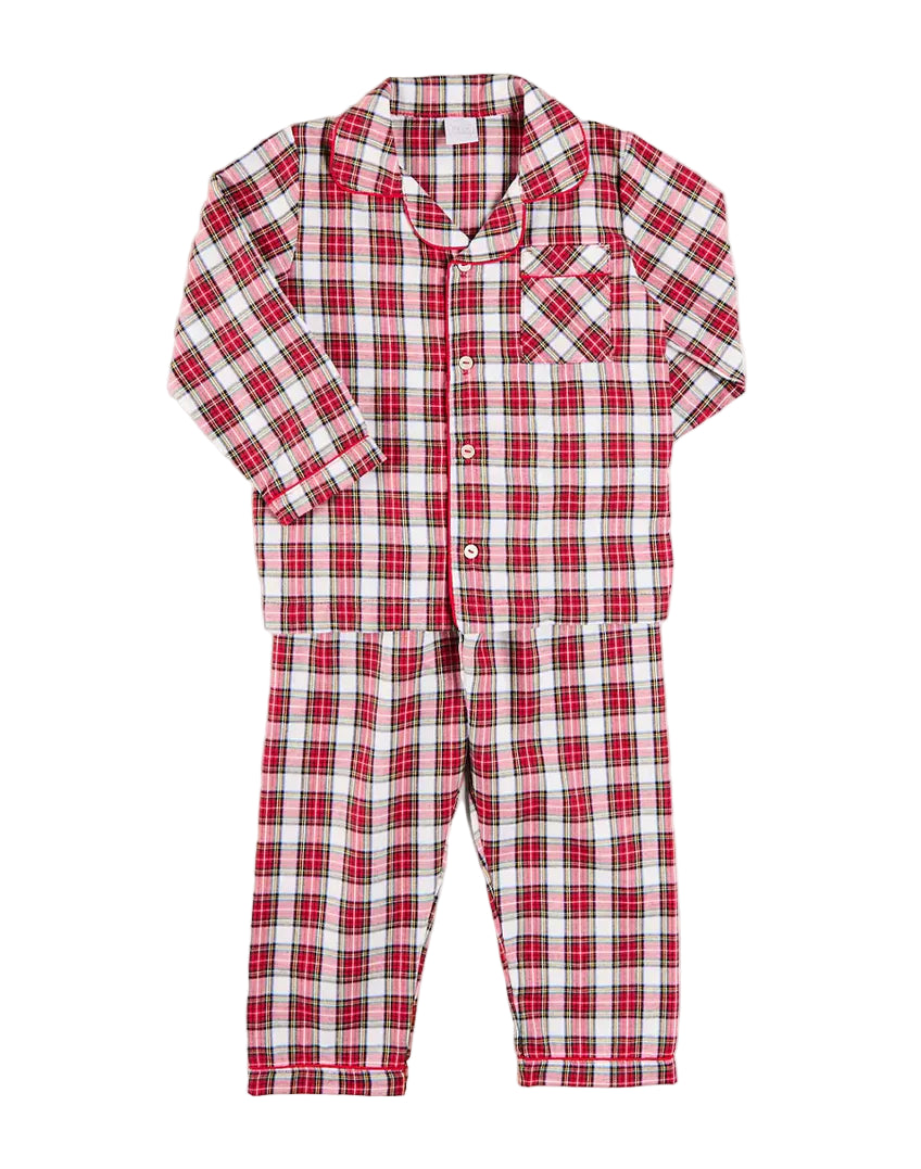 Pepa London Francis Tartan Pyjamas in Red