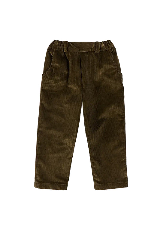 Pepa London Green Corduroy Chino Trousers