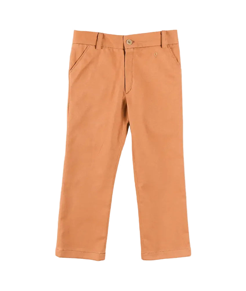 Pepa London Plain Pocket Detail Trousers in Camel