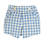 Pepa London Darby Gingham Button Detail Bloomers in Blue