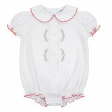 White and Red Holly Girl Bubble