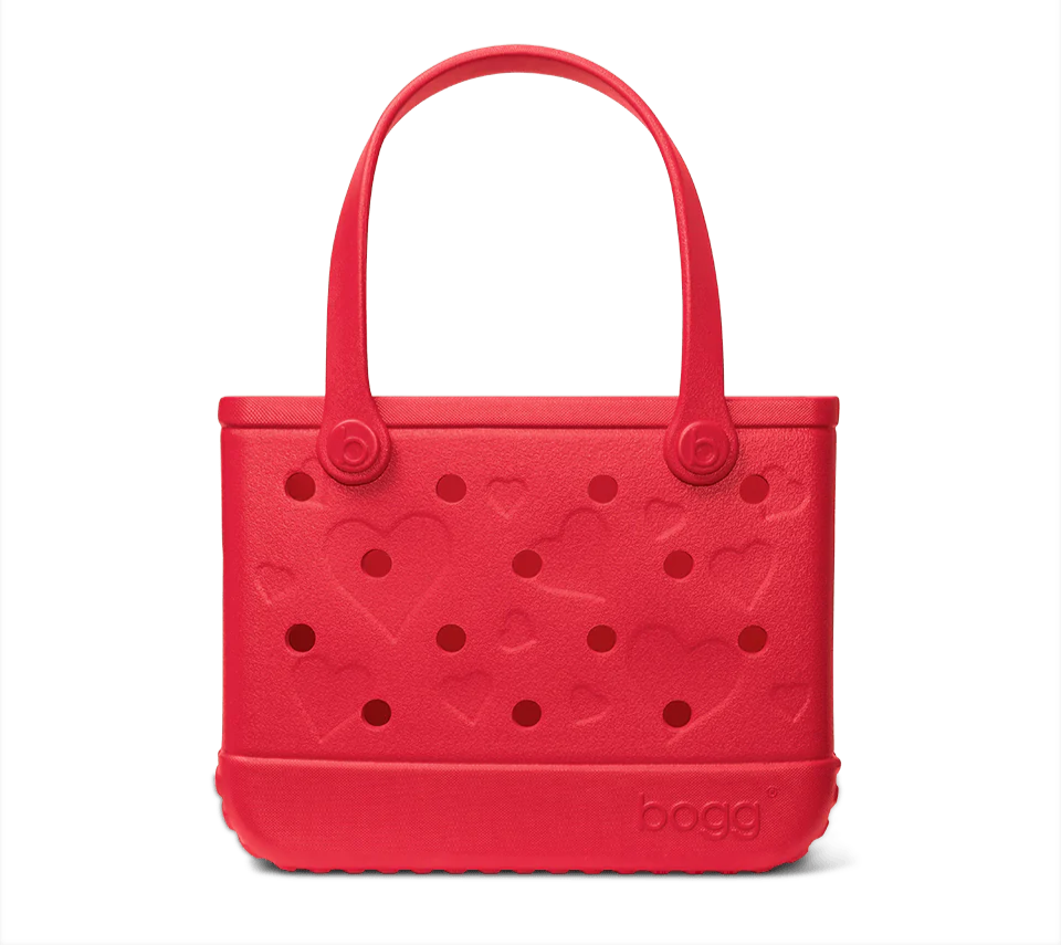 Bitty Bogg Bag- Bright Red Conversation Hearts