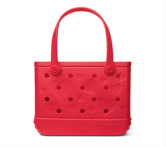 Bitty Bogg Bag- Bright Red Conversation Hearts