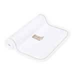 Magnolia Baby Darling Cowboy Boots Burp Cloth- Ivory