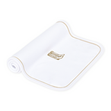 Magnolia Baby Darling Cowboy Boots Burp Cloth- Ivory