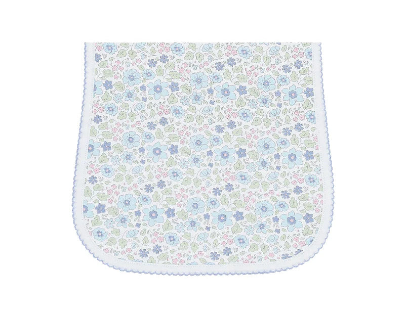 Nellapima Blue Meadow Burp Cloth