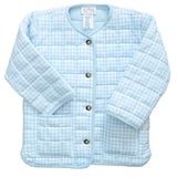 Ruth and Ralph Blue Gingham Quilted Jacket