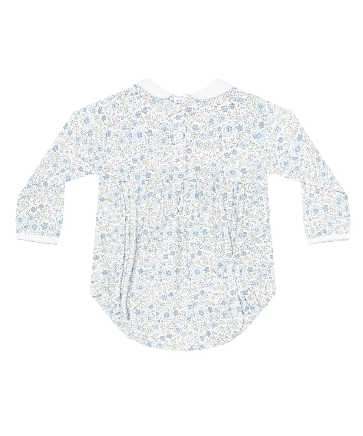 Nellapima Blue Meadow Smocked Bubble
