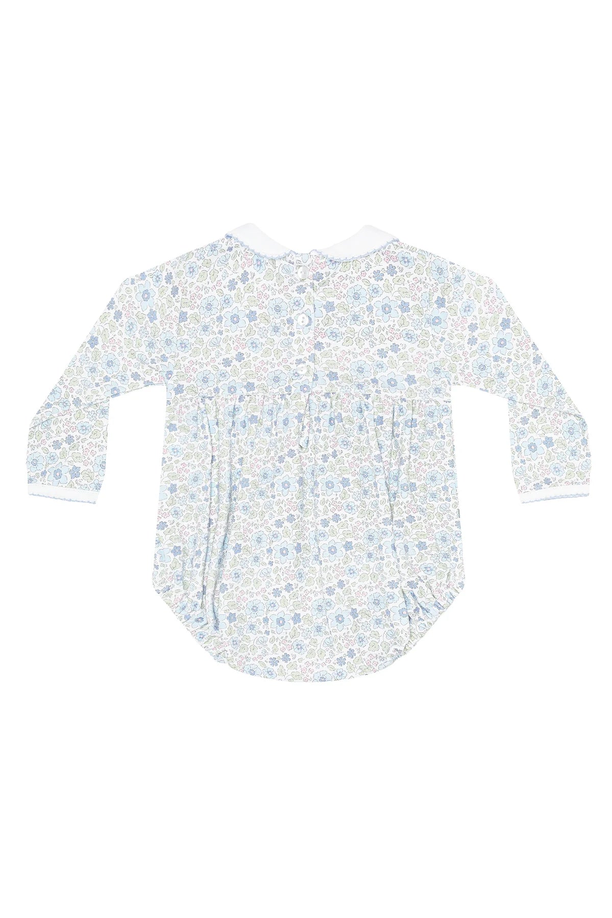Nellapima Blue Meadow Smocked Bubble