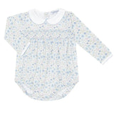 Nellapima Blue Meadow Smocked Bubble