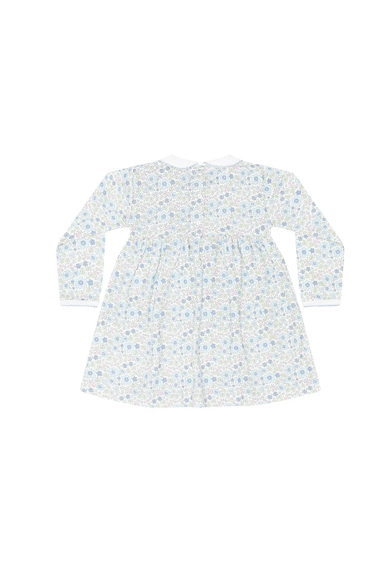 Nellapima Blue Meadow Smocked Dress